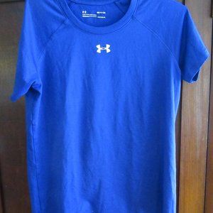 Men's UNDER ARMOUR Heat Gear Small Shirt Blue